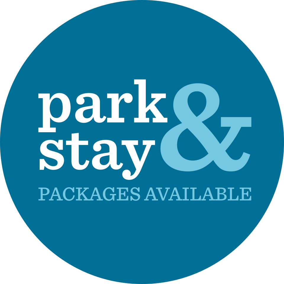 Park & Stay packages are available